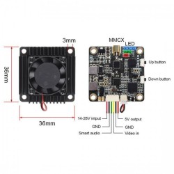AKK Ultra Long Range 4.9Ghz 3W VTX - Thumbnail