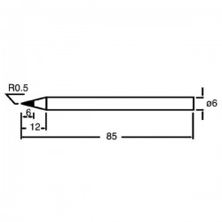 PROSKIT - SI-S120T-6B KALEM HAVYA UCU